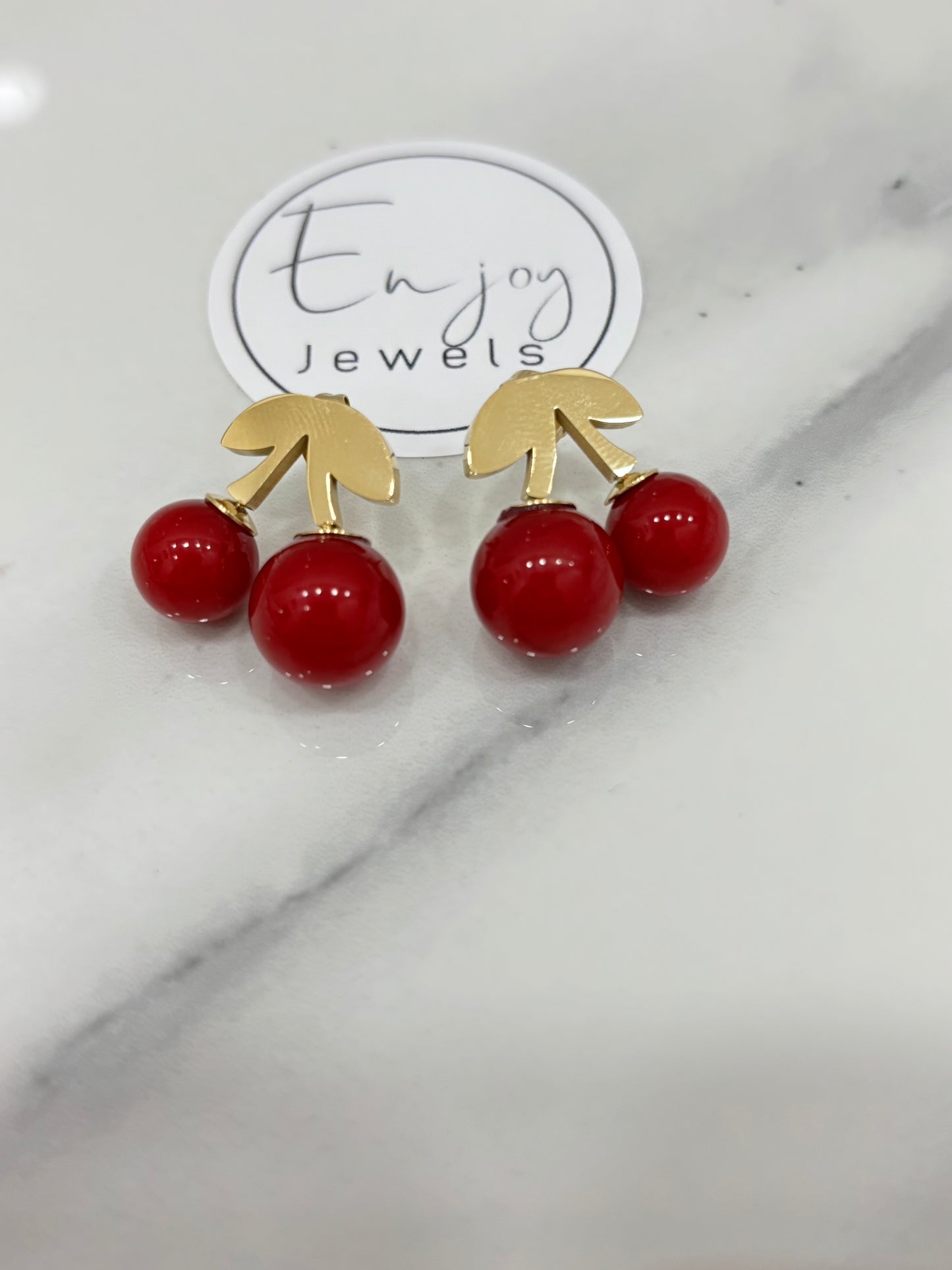 Orecchini Cherry Glow